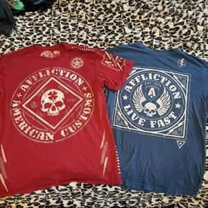 Affliction Men's Large shirts